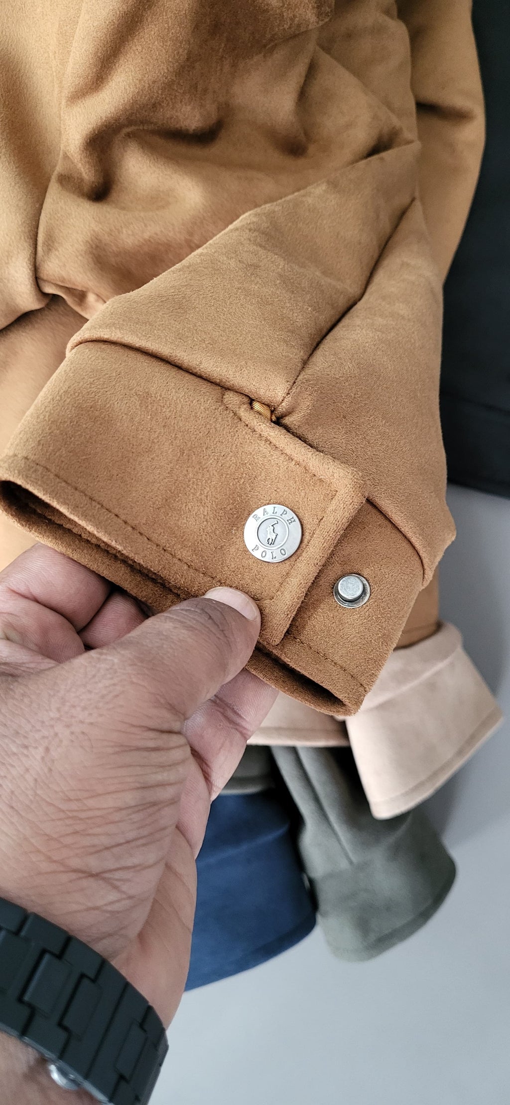 Ral-ph lauren ‘Polo’ suede finish jacket