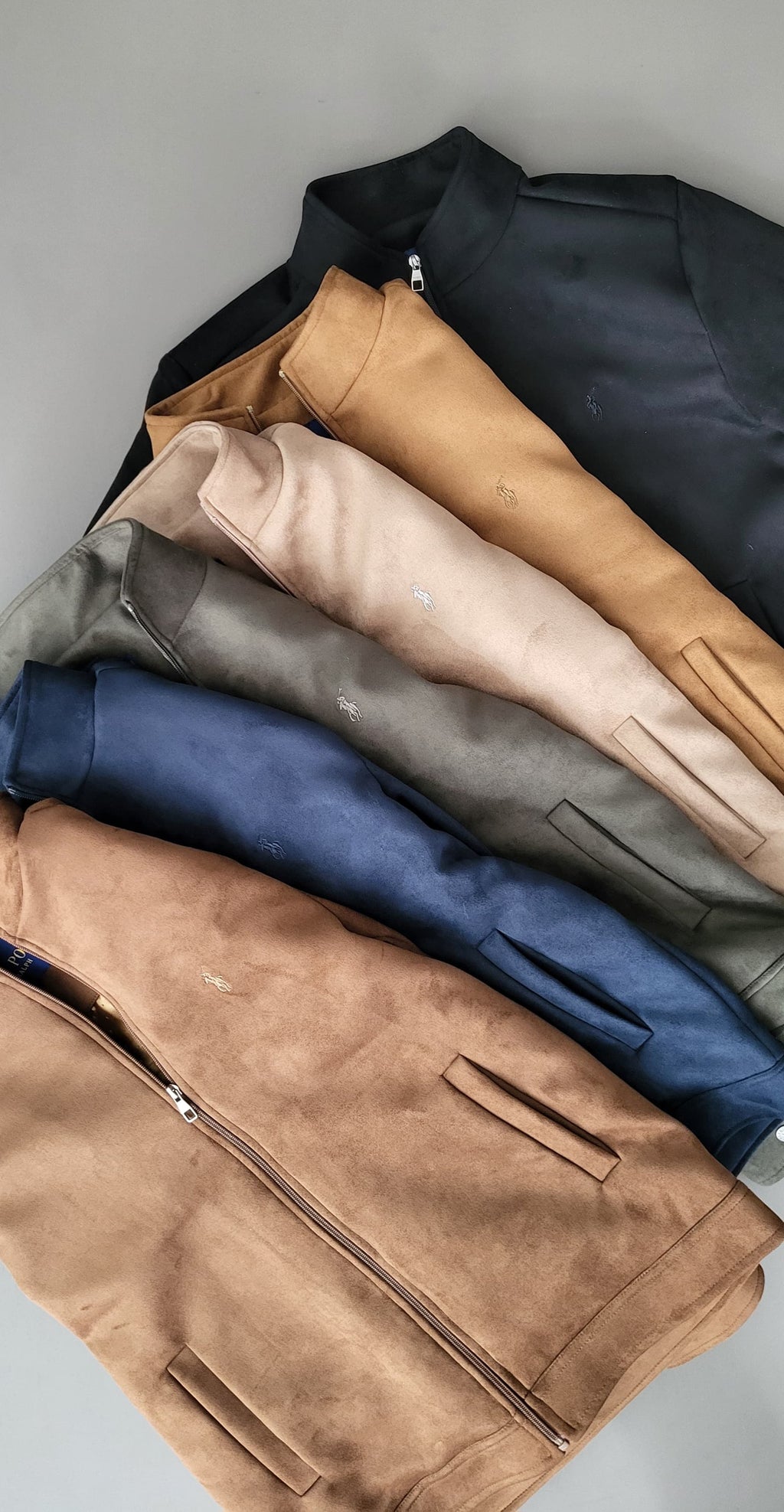 Ral-ph lauren ‘Polo’ suede finish jacket