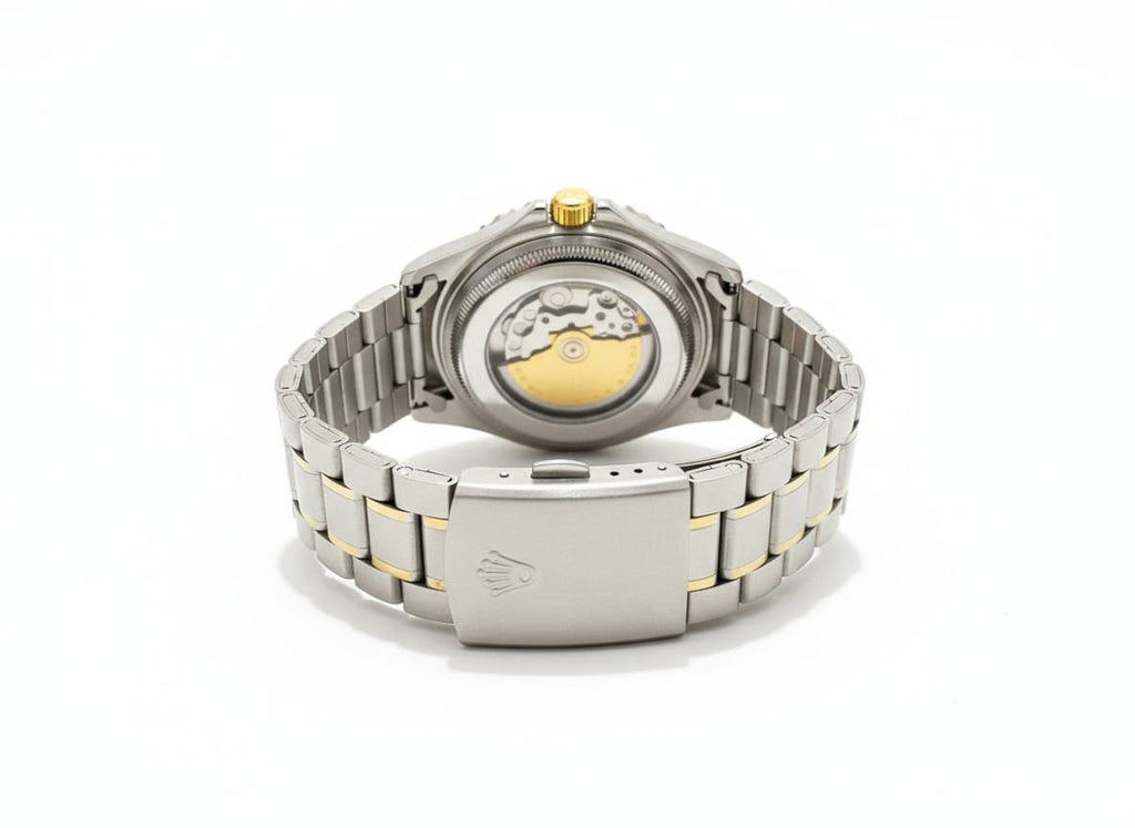 Rol_ex two-tone skeleton dial automatic men’s watch