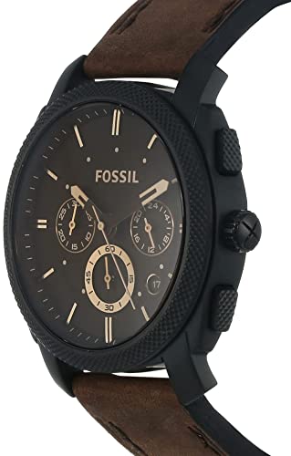 Fossil Machine Chrono-graph Brown Dial Men's Watch, Formal & Casual Look- FS4656 (Best Gift For Man)
